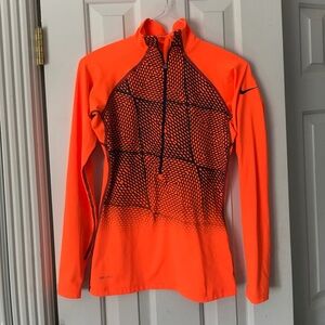 Nike Dri-Fit Racer long sleeve half zip size small
